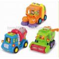 Mini cartoon animais brinquedos de carro de fricção para o bebê mini carro plástico